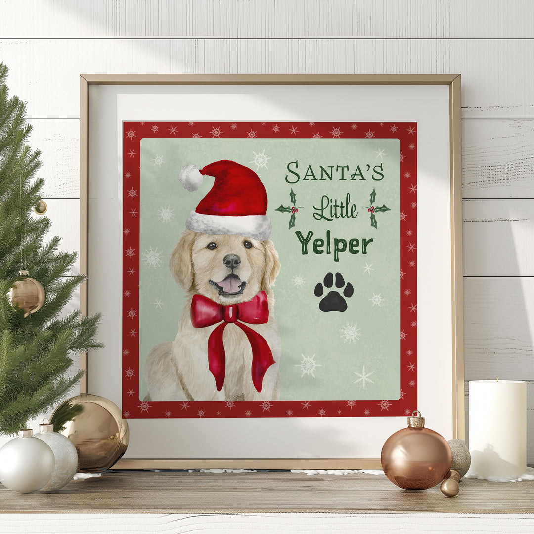 Santa's Little Yelper - Tiny Toes Design