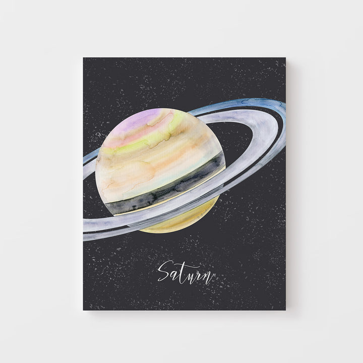 Planet Saturn - Weltraum-Wanddekoration