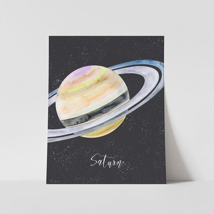 Planet Saturn - Weltraum-Wanddekoration