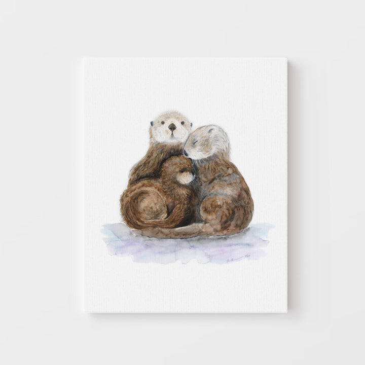 Sea Otter Family - Tiny Toes Design
