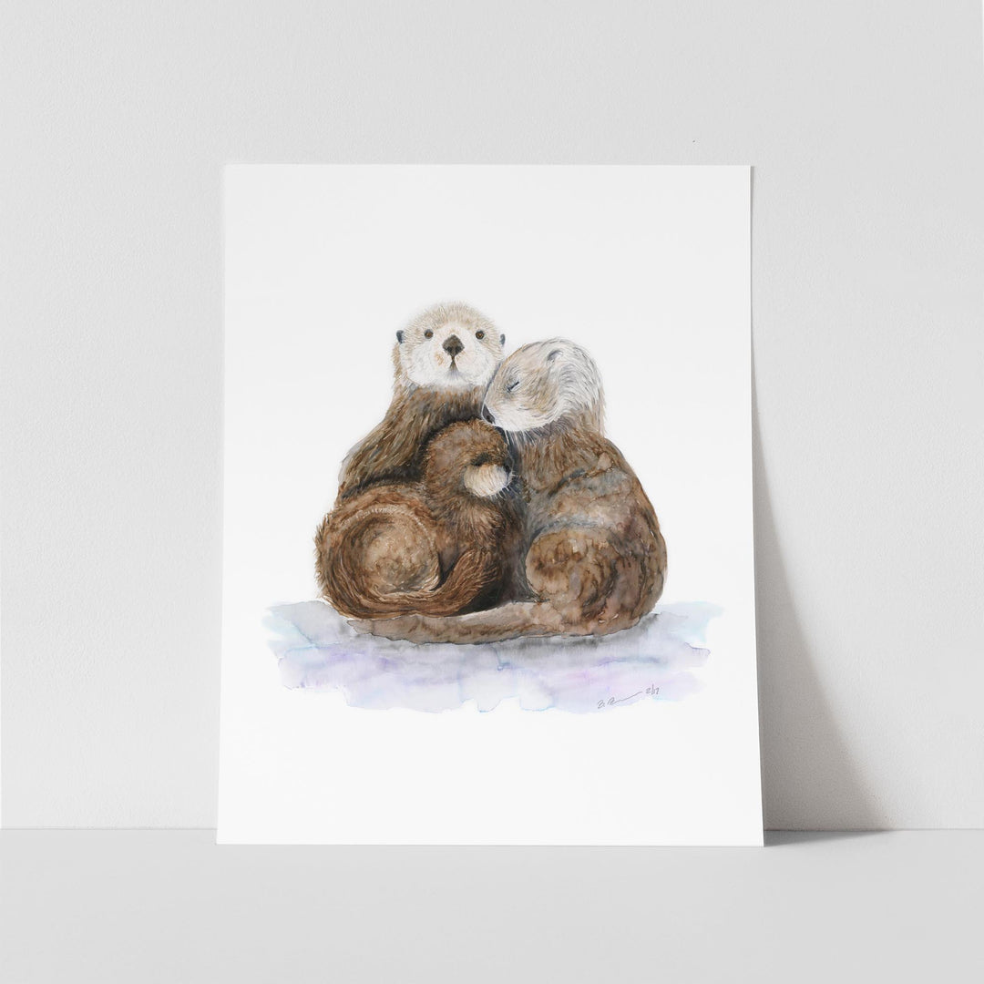 Sea Otter Family - Tiny Toes Design