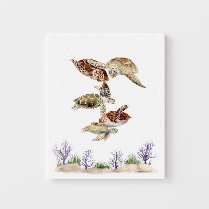 Sea Turtle Family - Tiny Toes Design