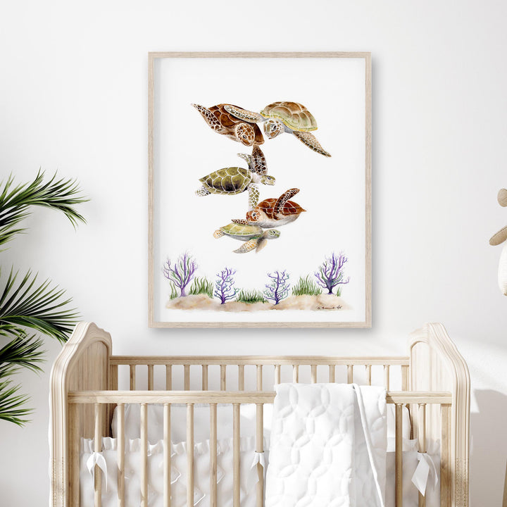 Sea Turtle Family - Tiny Toes Design