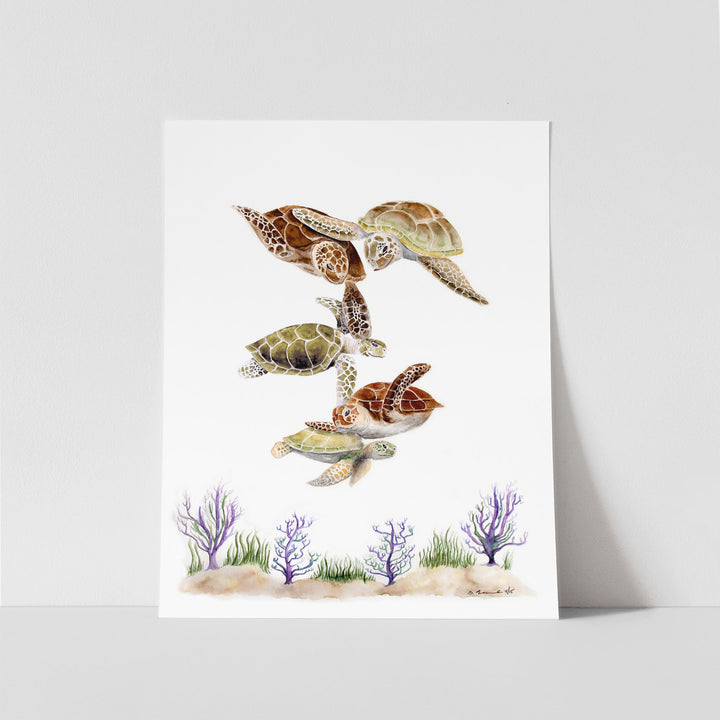 Sea Turtle Family - Tiny Toes Design