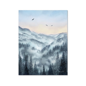 Smoky Mountains Watercolor