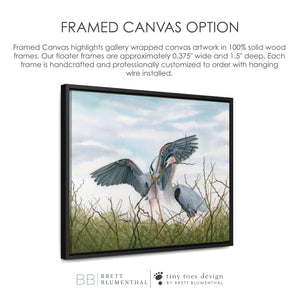 The Nest in Framed Gallery Wrapped Option