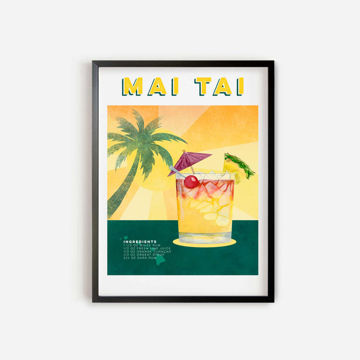 Mai Tai Cocktail Print