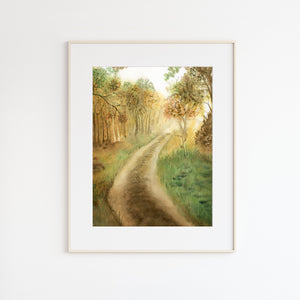 Fall Foliage Watercolor