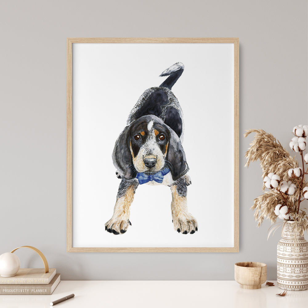 Bluetick Coonhound Puppy - Tiny Toes Design