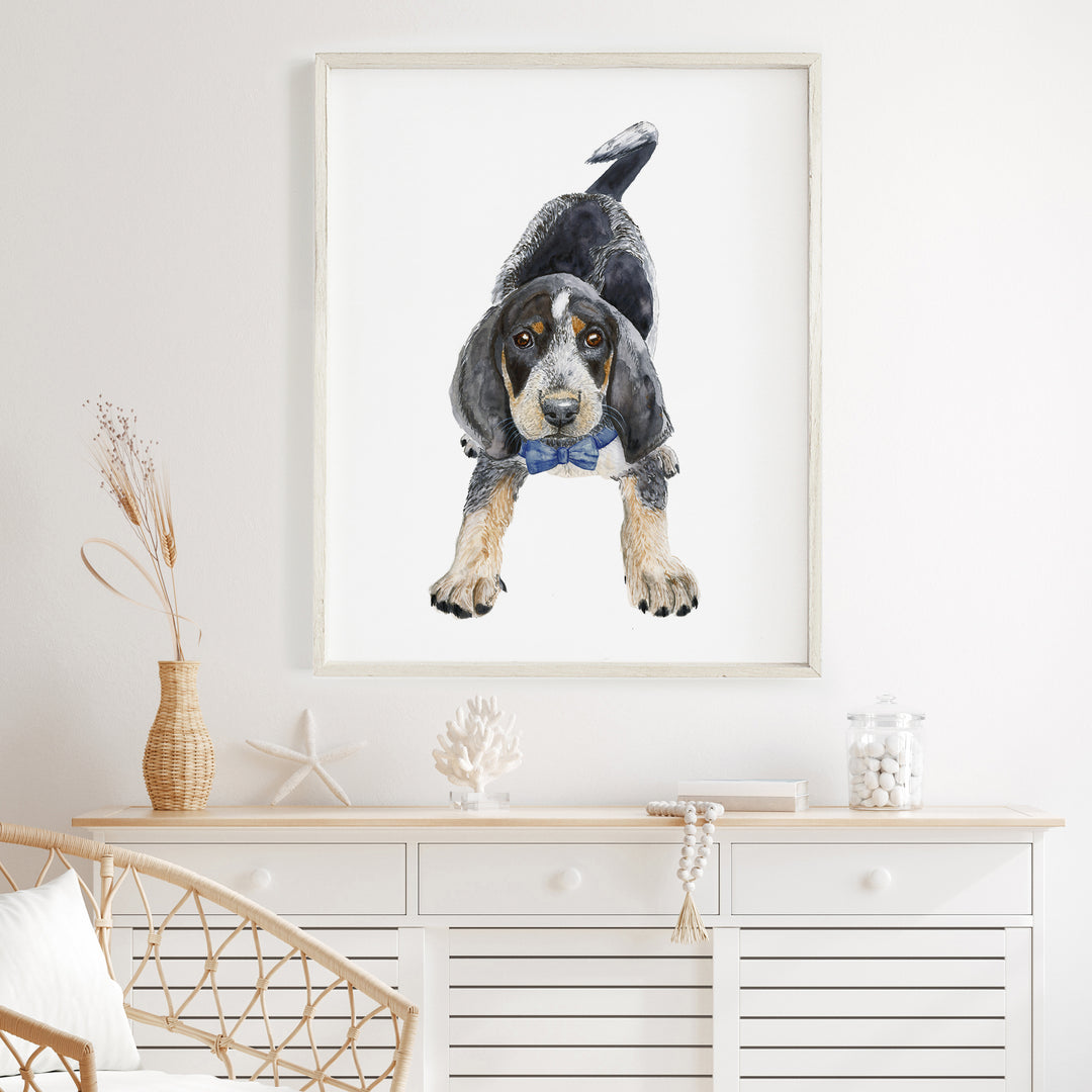 Bluetick Coonhound Puppy - Tiny Toes Design
