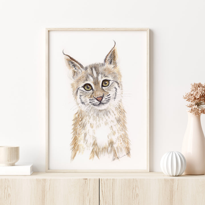 Impression de pépinière de bébé Bobcat