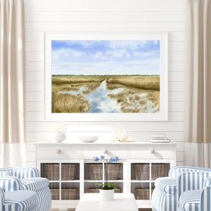 Coastal Wall Art Marshes