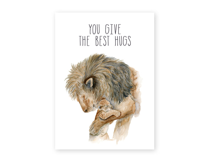 Dad's Day Card with Lions