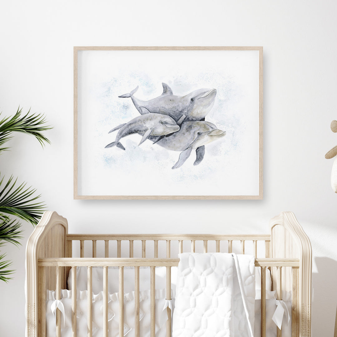 Dolphin Family - Tiny Toes Design