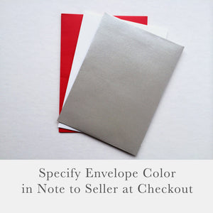 Envelope color choices