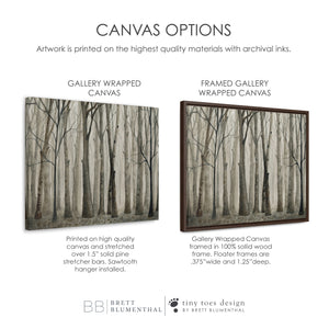 Through the Forest Landscape Watercolor Diptych - Brett Blumenthal | Tiny Toes Design