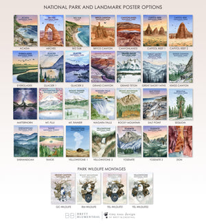 National Park and Park Puzzle options  Edit alt text