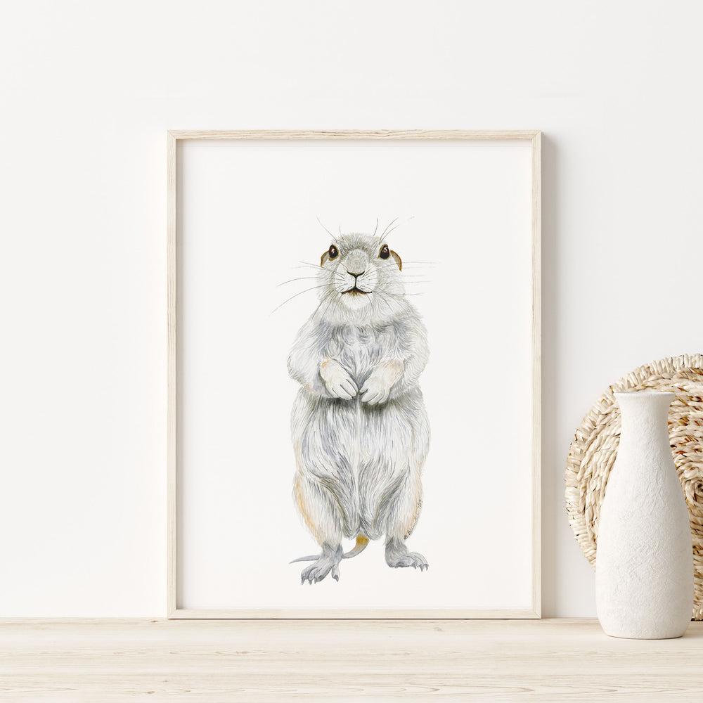 Baby Prairie Dog Print - Tiny Toes Design