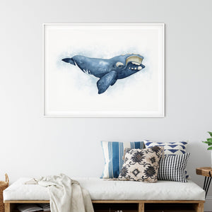Right Whale Art Print