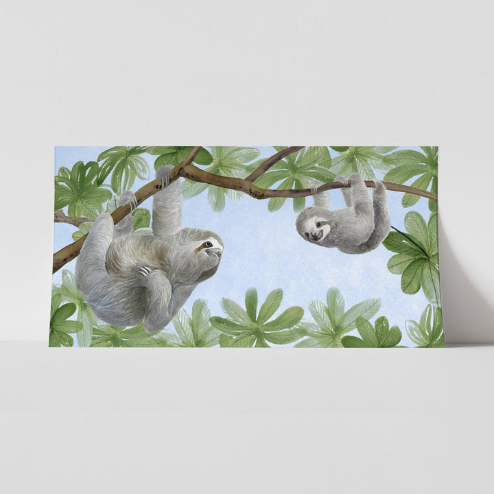 Take Your Time Sloth Print - Tiny Toes Design
