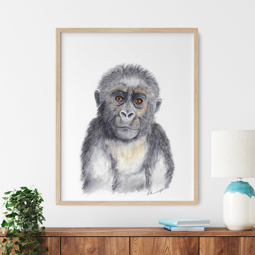 Baby Gorilla Nursery Decor