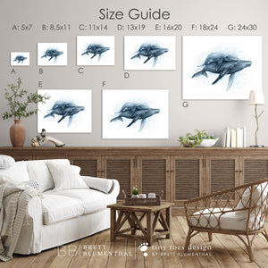 Size options for Dinosaur Wall Decor