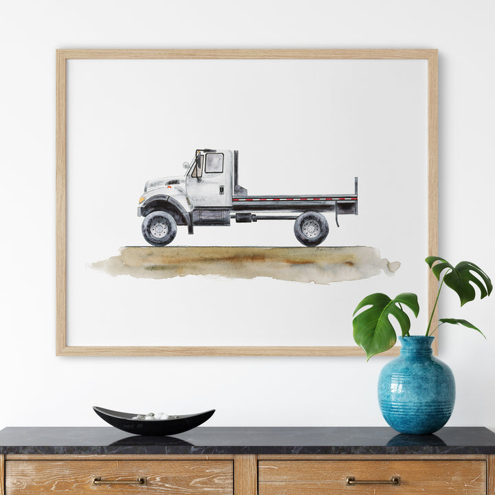 Flatbed Truck Boy's Decor