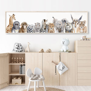 Safari Animal Nursery Decor