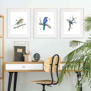 Watercolor Bird Prints