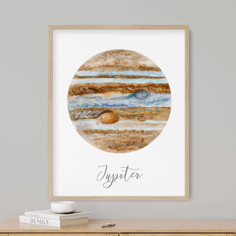 a picture of a picture of a planet in a frame