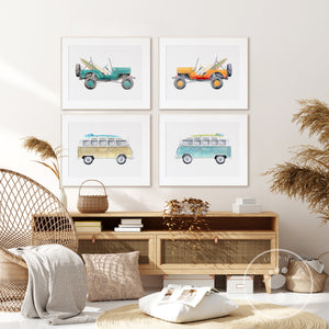 Beach and Surf Vehicle Home Decor