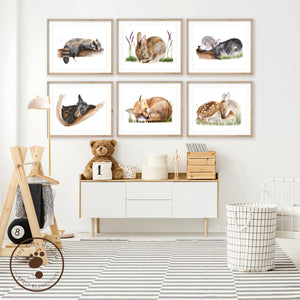 Woodland Nursery Print Set