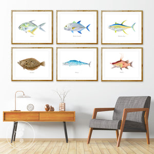 Deep Sea Fishing Wall Decor