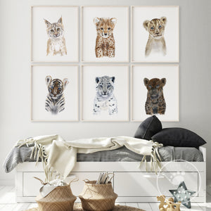 Big Cat Nursery Prints