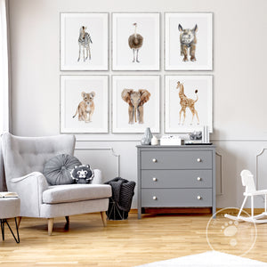 Safari Animal Nursery Decor