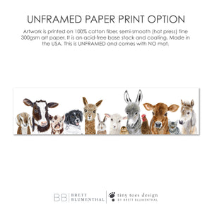 Paper Print Option for Nursery Decor