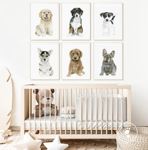 Puppy Nursery Wall Art