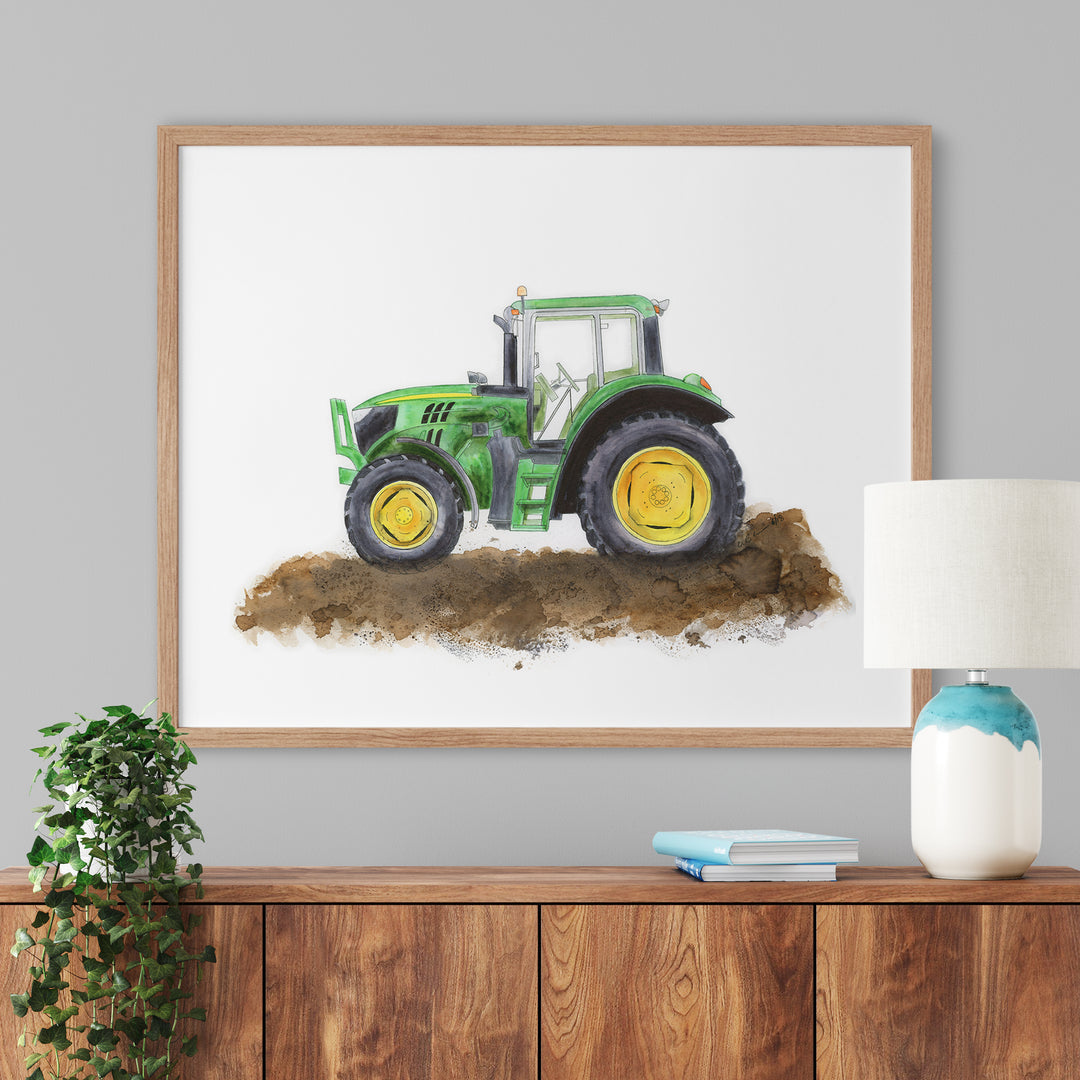 John Deere Tractor Playroom Art