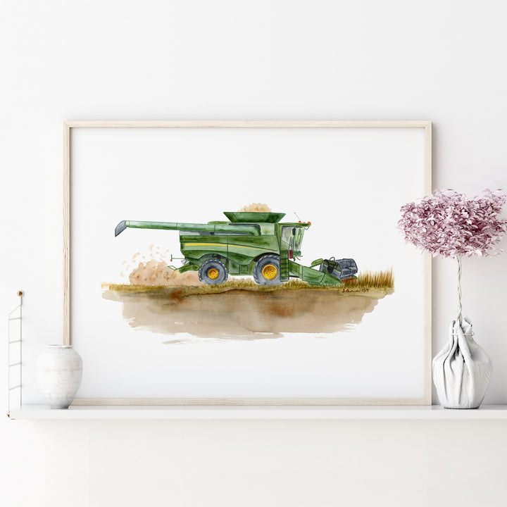 Farm Equipment Playroom Decor