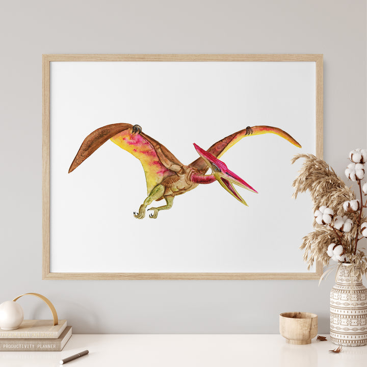 Pteranodon Dinosaur Print