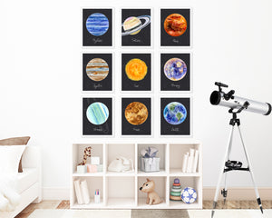 Solar System Print Set