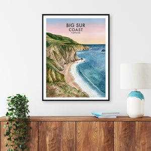 Big Sur Travel Poster