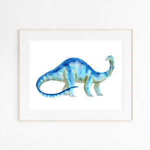 Brontosaurus Watercolor