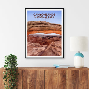 Canyonlands National Park Travel Poster