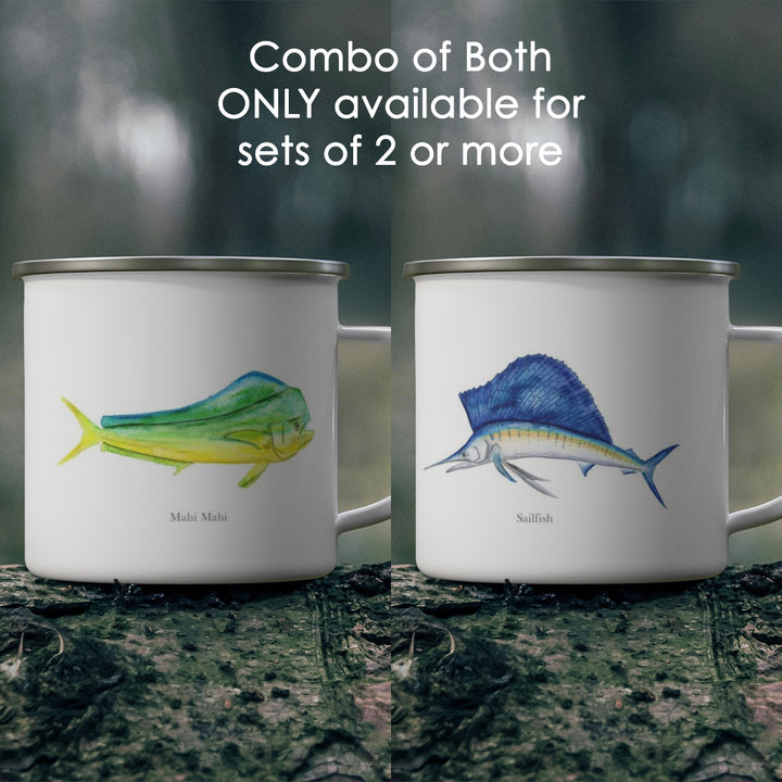 Deep Sea Fishing Camping Mug - Brett Blumenthal | Tiny Toes Design