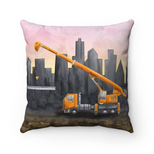 Crane Truck Kid's Pillow