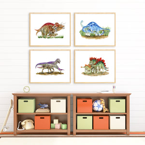 Dinosaur Family Print Set