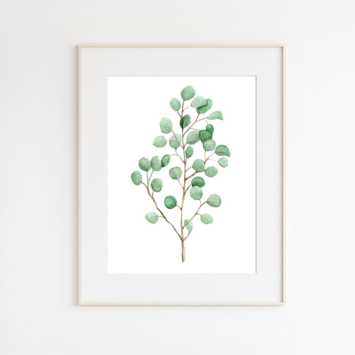 Eucalyptus Watercolor Art