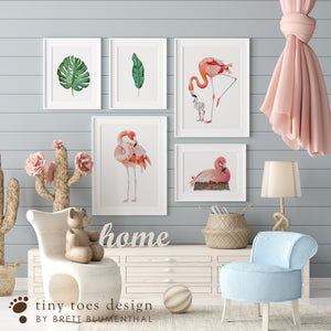 Tropical Scandinavian Nursery Decor