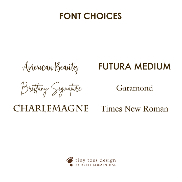 Font Choices